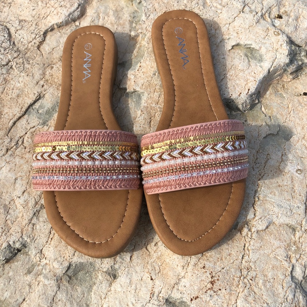 ✨ Final Price- Embellished Slip On Sandals - Picture 3 of 4